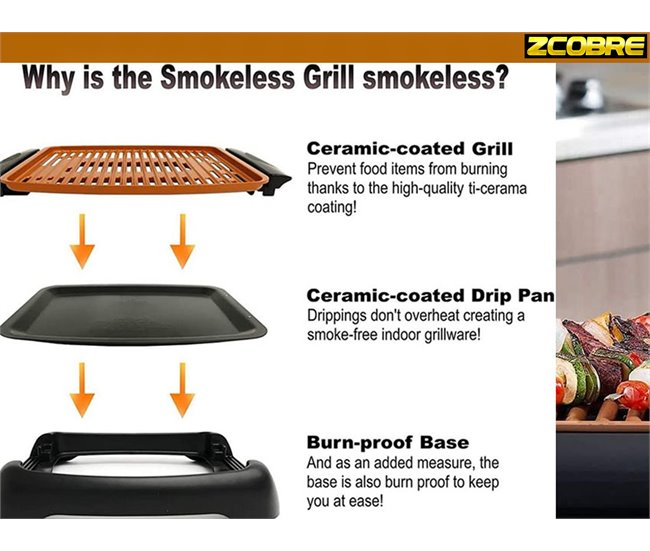 Conforama Parrilla Sin Humos