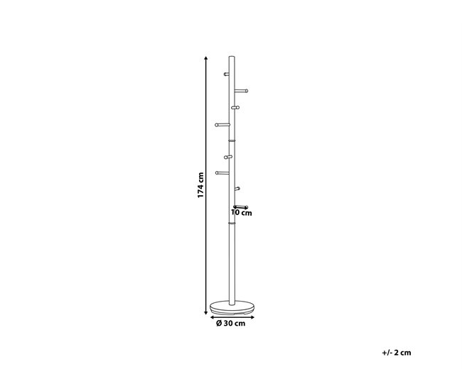 Conforama Perchero Dorado CLOVIS