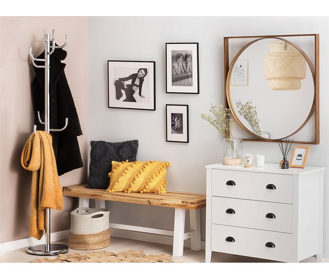 Conforama Perchero Plateado TRENTON