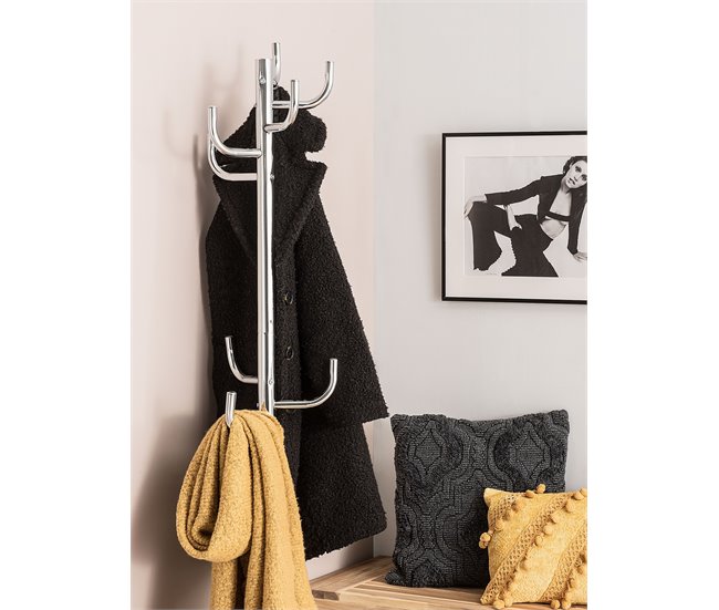 Conforama Perchero Plateado TRENTON