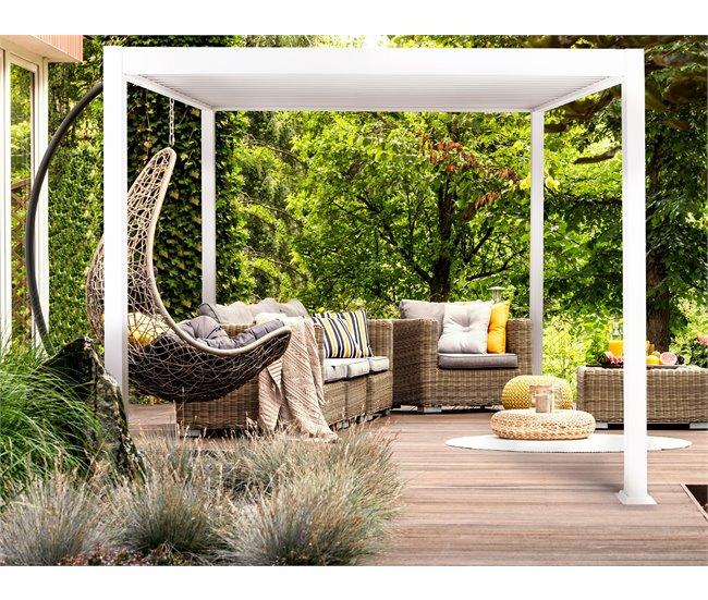 Conforama Pérgola De Jardín Blanco FORNOLI