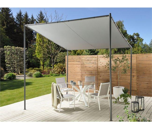 Conforama Pérgola De Jardín Gris VIMINO