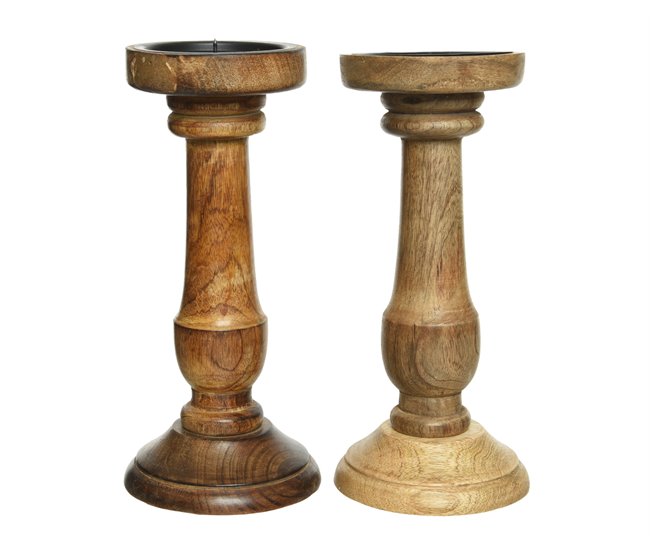 Conforama Portavelas UNIX madera colores surtido