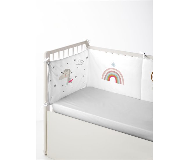 Conforama PROTECTOR DE CUNA/MAXICUNA UNICORN PINK