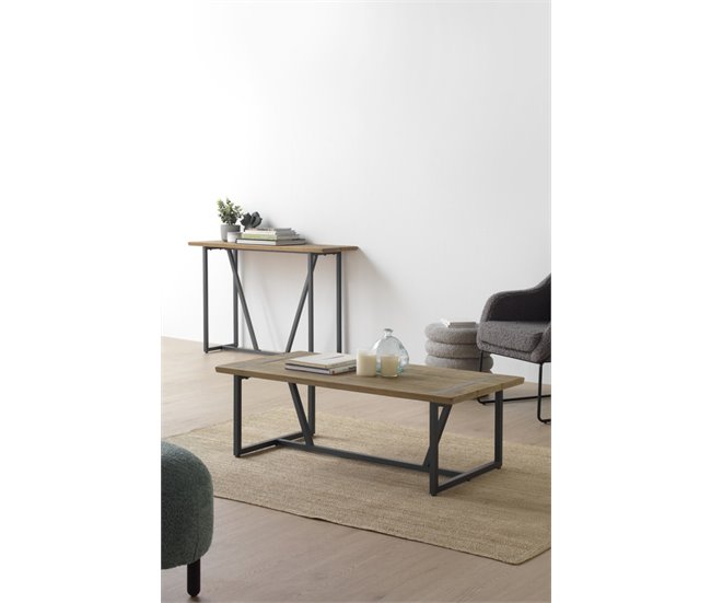 Conforama Puf Tapizado Gris