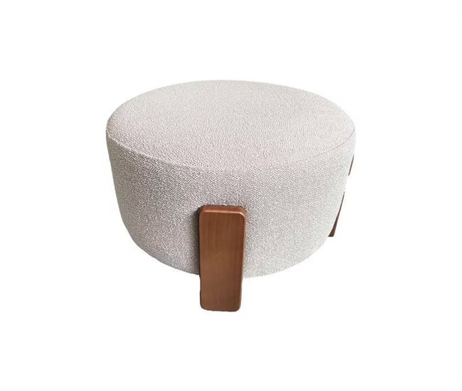 Conforama Puff Redondo FALCO 50x36cm Color Beige