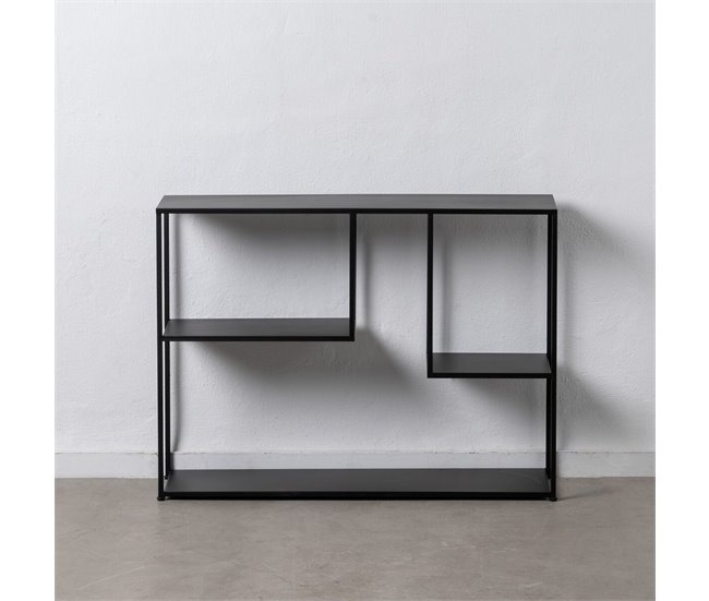 Conforama Recibidor 100 X 26 X 75 Cm Negro Metal