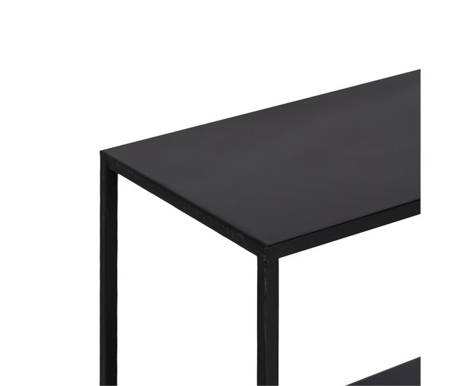 Conforama Recibidor 100 X 26 X 75 Cm Negro Metal