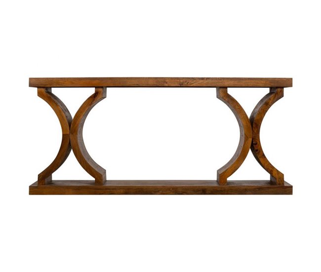 Conforama Recibidor Artesanal Marrón 175x36x77 Cm