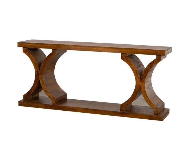 Conforama Recibidor Artesanal Marrón 175x36x77 Cm