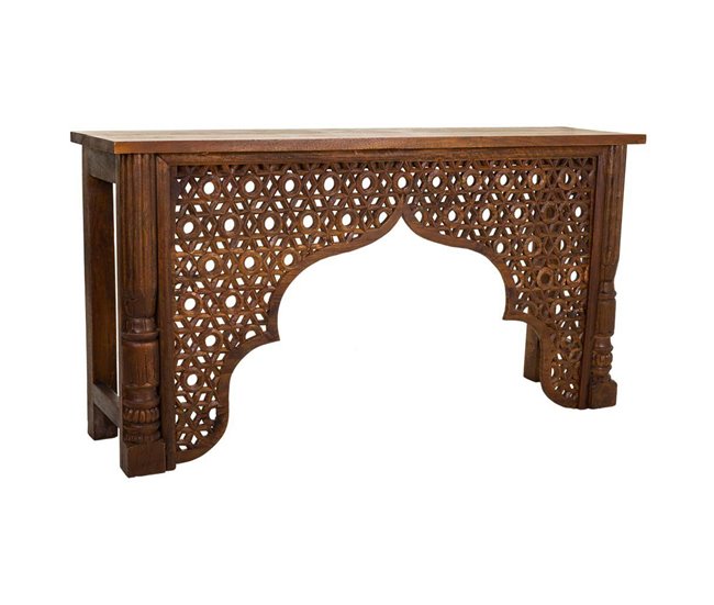 Conforama Recibidor de madera 150 x 40 x 79 cm