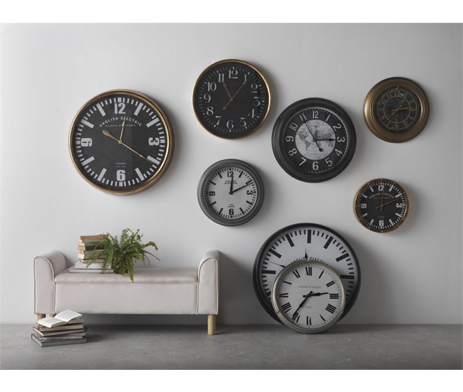 Conforama Reloj De Pared De Metal