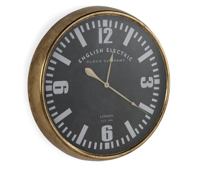 Conforama Reloj de pared de metal