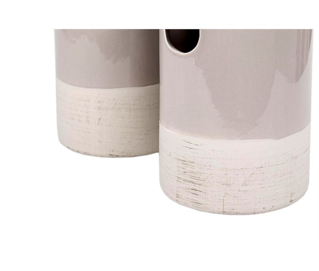 Conforama Set 2 Floreros 10 5x10 5x15 7 Cm