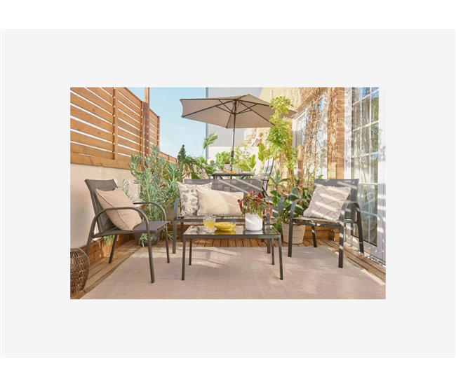 Conforama Set De Mesa Y Sillas De Jardín TULUM