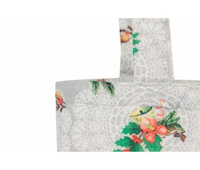 Conforama Shopping Bag Coronas Navidad 41x45 Cm