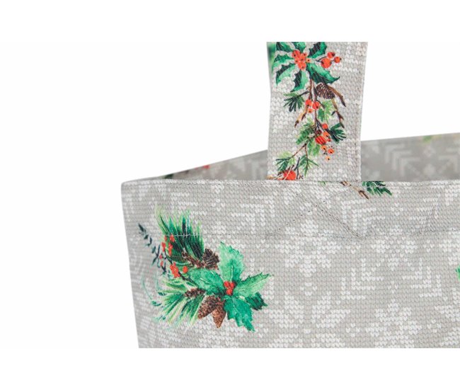 Conforama Shopping Bag Coronas Navidad 41x45 Cm