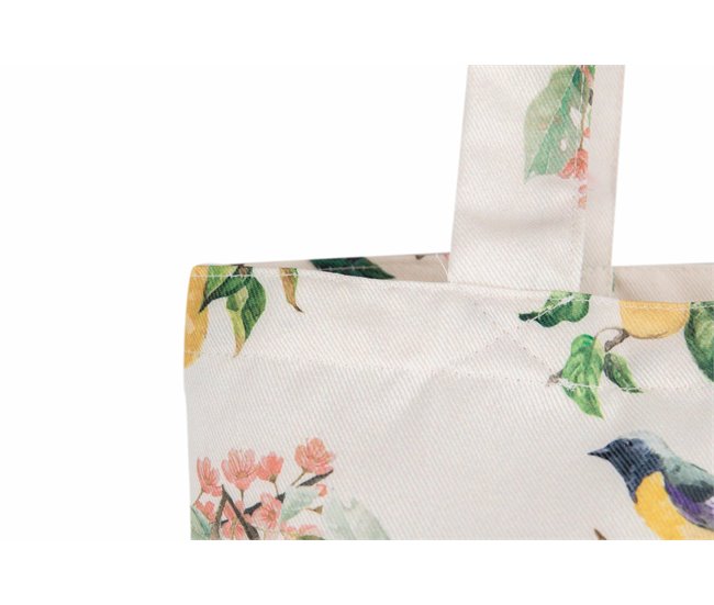 Conforama Shopping Bag Frutas Y Pajaros 41x45 Cm