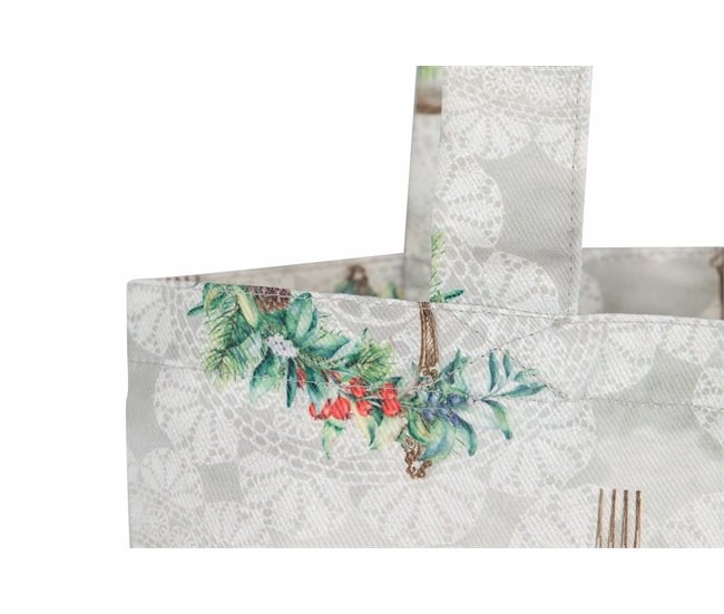 Conforama Shopping Bag Navidad Platos 41x45 Cm