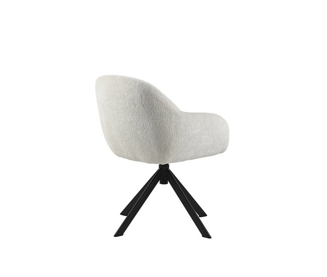Conforama Silla Comedor Giratória Crema RUBIA