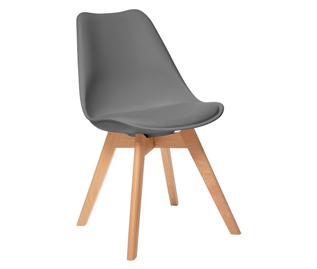 Conforama Silla De Cocina BAYA Color Gris