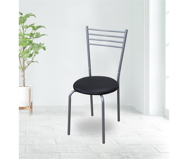 Conforama Silla De Cocina EMMA II Color Negra