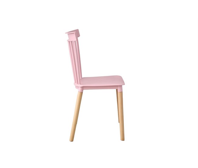 Conforama Silla De Cocina Fija FATIMA Rosa