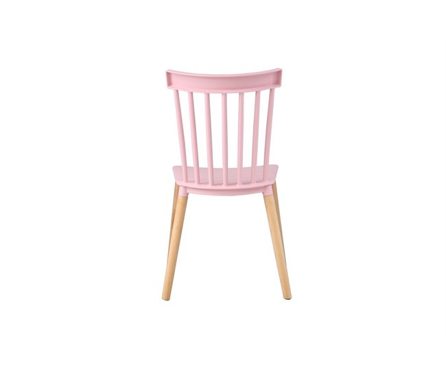 Conforama Silla De Cocina Fija FATIMA Rosa