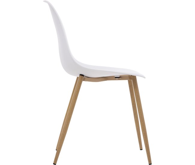 Conforama Silla De Cocina TAHO Fija Blanca