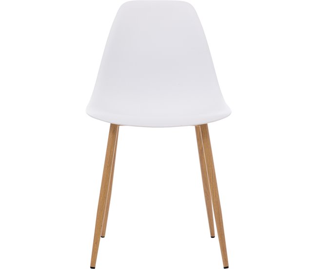 Conforama Silla de cocina TAHO fija blanca