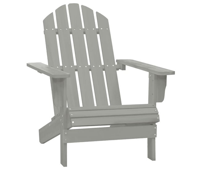 Conforama Silla De Jardin De Madera Gris