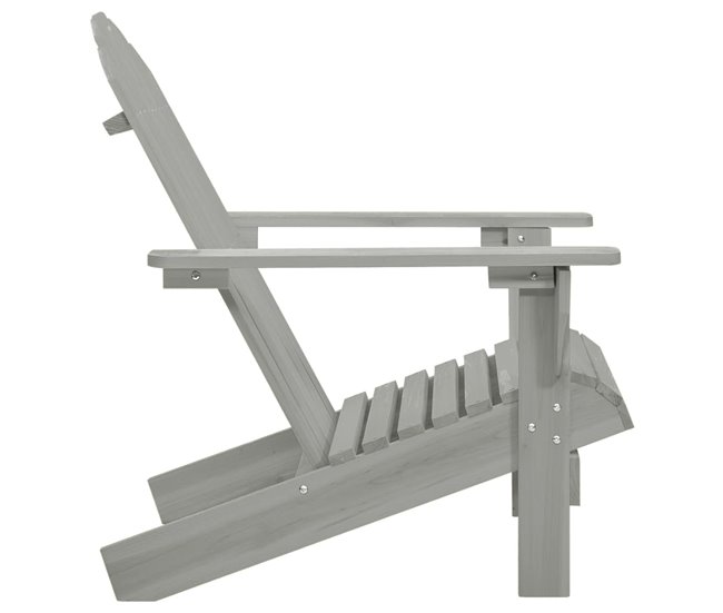 Conforama Silla De Jardin De Madera Gris