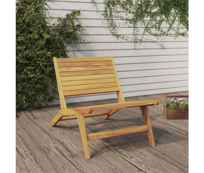 Conforama Silla De Jardin De Madera Maciza De Teca