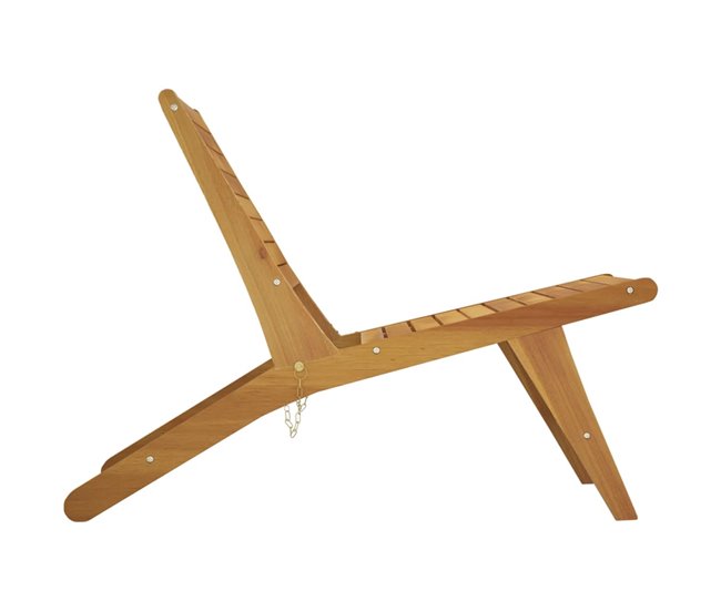 Conforama Silla De Jardin De Madera Maciza De Teca