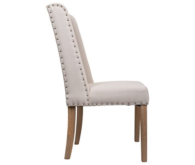 Conforama Silla De Madera Acolchada 102x53x53 Cm