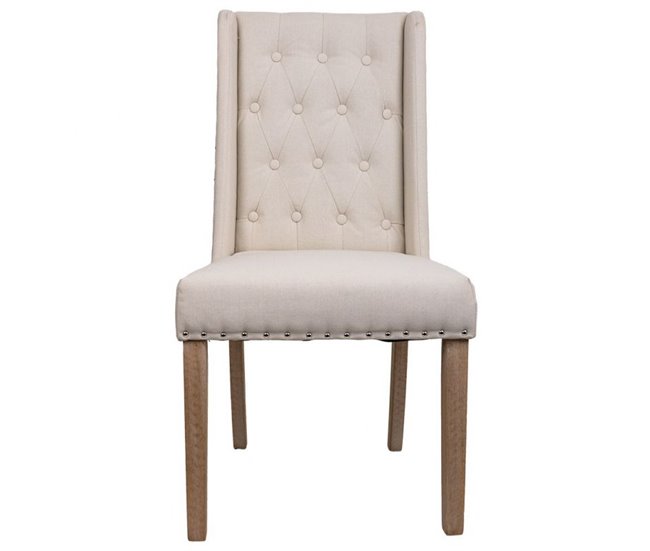 Conforama Silla De Madera Acolchada 102x53x53 Cm