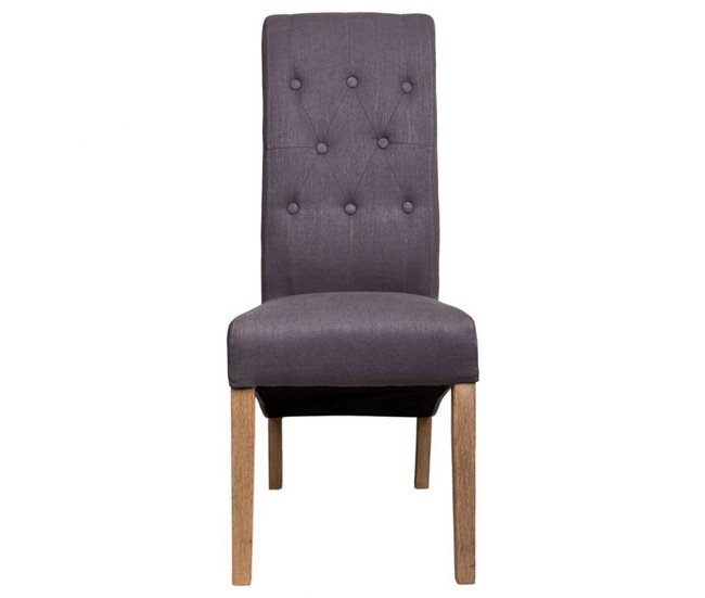 Conforama Silla De Madera Acolchada 44x58x107 Cm