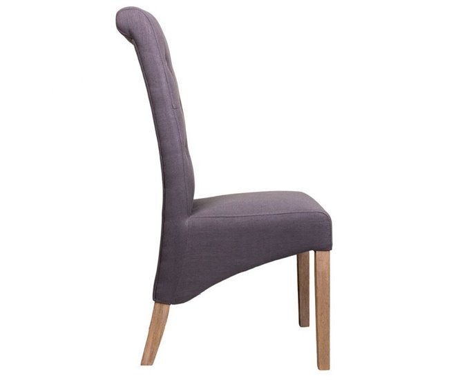 Conforama Silla De Madera Acolchada 44x58x107 Cm