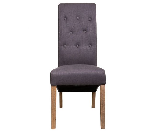 Conforama Silla De Madera Acolchada 44x58x107 Cm