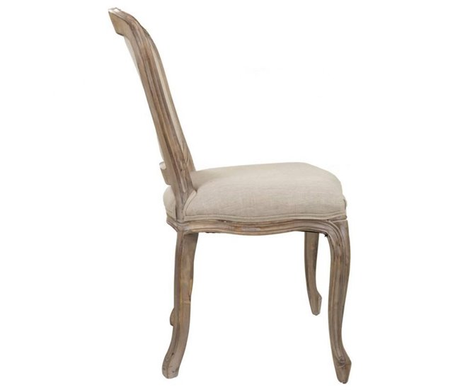 Conforama Silla De Madera Tapizada