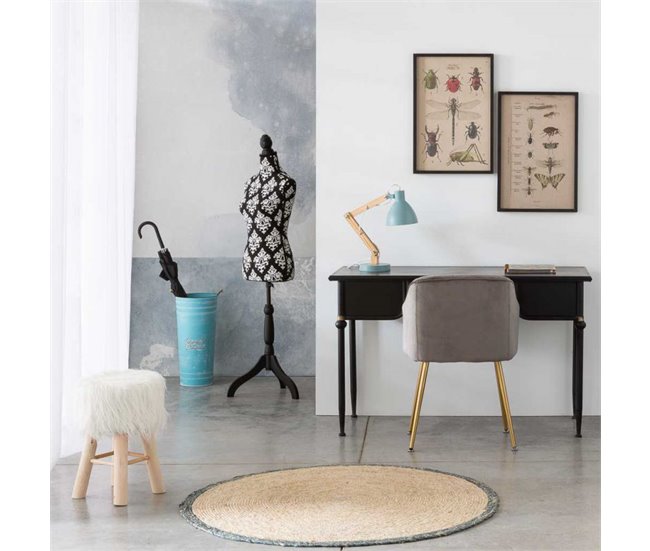 Conforama Silla De Madera Tapizada