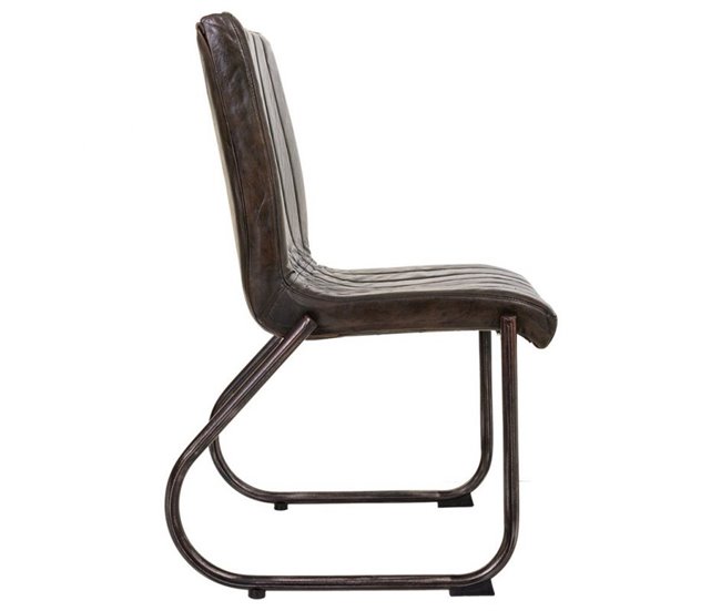 Conforama Silla De Metal Y Piel