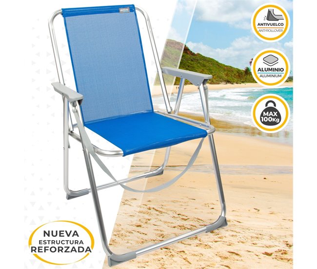 Conforama Silla De Playa Fija Plegable Aktive