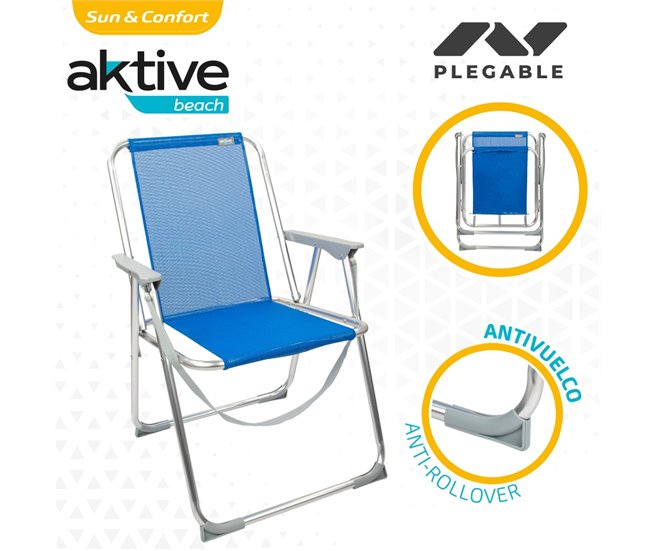 Conforama Silla De Playa Fija Plegable Aktive