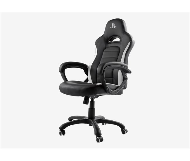 Conforama Silla Gaming PLAY Blanco Y Negro
