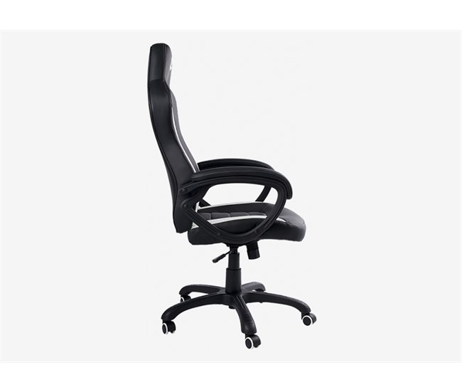Conforama Silla Gaming PLAY Blanco Y Negro