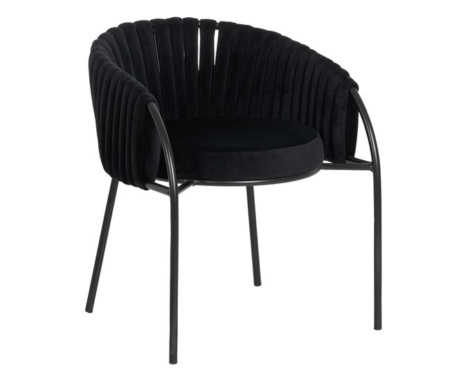 Conforama Silla Negro 60 x 49 x 70 cm