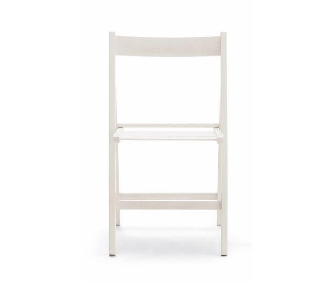 Conforama Silla plegable LIBRO lacada en blanco