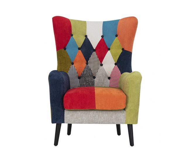 Conforama Sillón CIRCO estampado patchwork