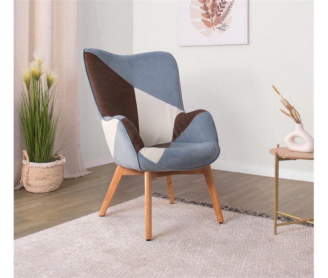 Conforama Sillón De Tela YANG Multicolor